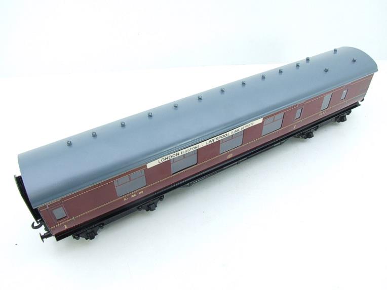 Ace Trains O Gauge C18 LMS Maroon Stanier 1st Brake Coach R/N 5062 Fitted With Spoon Bogie Pick up image 11