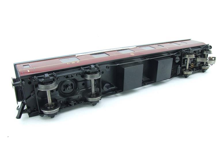 Ace Trains O Gauge C18 LMS Maroon Stanier 1st Brake Coach R/N 5062 Fitted With Spoon Bogie Pick up image 13
