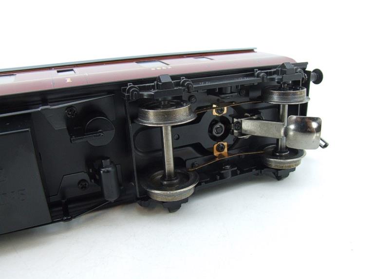 Ace Trains O Gauge C18 LMS Maroon Stanier 1st Brake Coach R/N 5062 Fitted With Spoon Bogie Pick up image 15