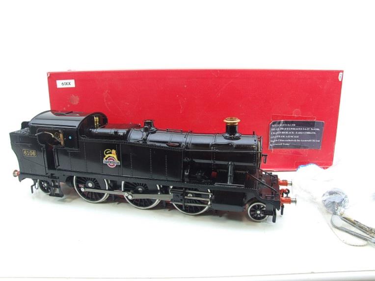 Accucraft Gauge 1 Prairie BR Unlined BR Black Class 61XX, 2-6-2T R/N 6106 Live Steam Bxd image 18