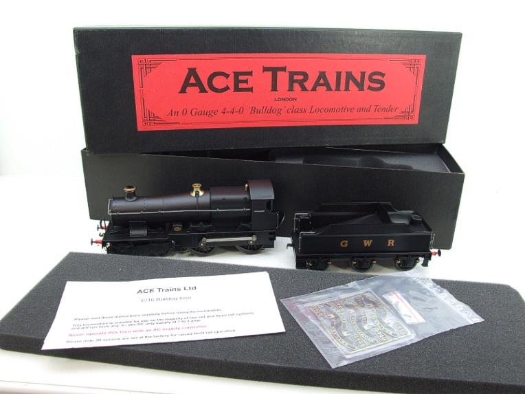 Ace Trains O Gauge E16 Bulldog "GWR" Bird Unlined Black Loco & Tender Electric 2/3 Rail Boxed image 22