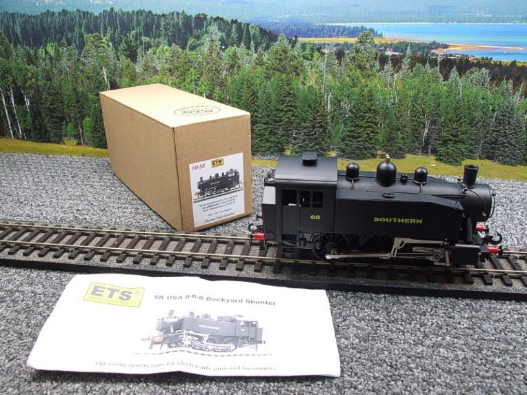 ETS O Gauge No.140 SR Black USA "Dockland Shunter" 0-6-0 Tank Loco R/N 68 Electric 2/3 Rail Bxd image 18