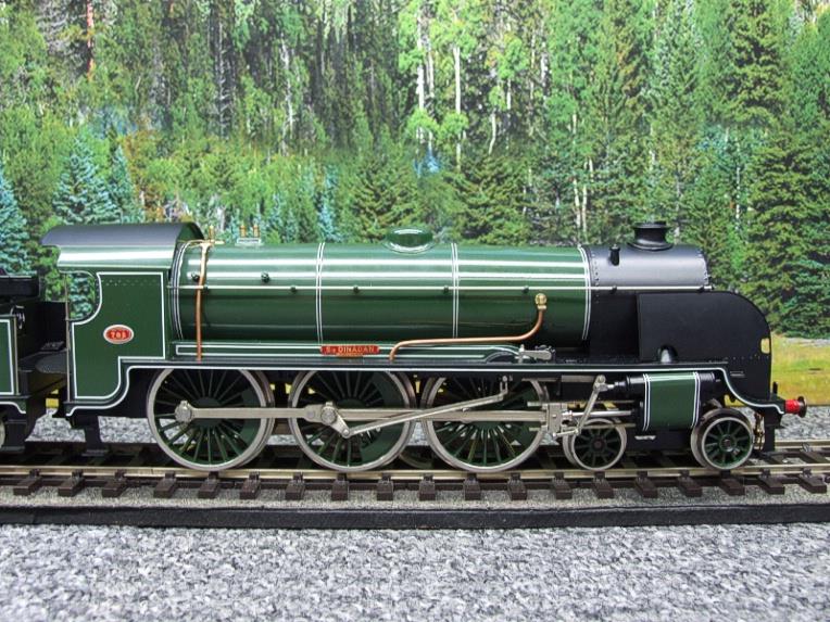 ACE Trains, O Gauge, E34-B3, SR Gloss Lined Olive Green "Sir Dinadan" R/N 795 image 13