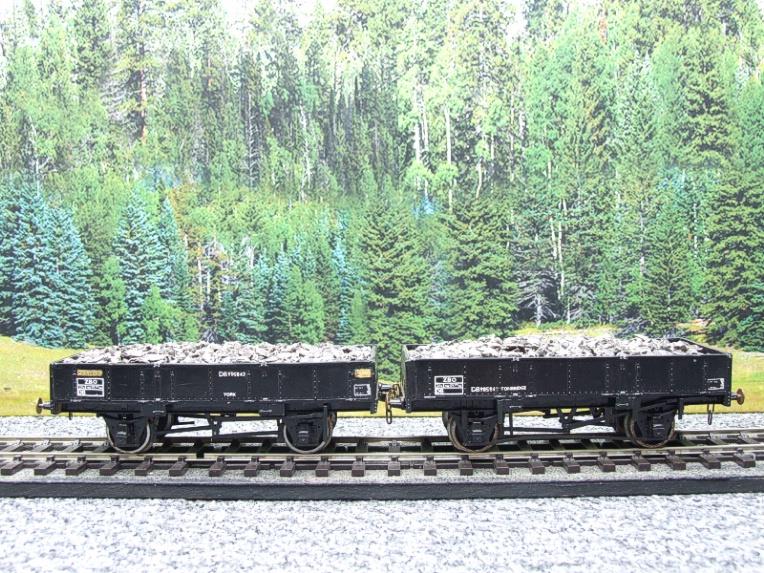 Parkside O Gauge Open LWB Grampus Mineral Ballast Coal Wagons x2 Set 2/ 3 Rail image 14
