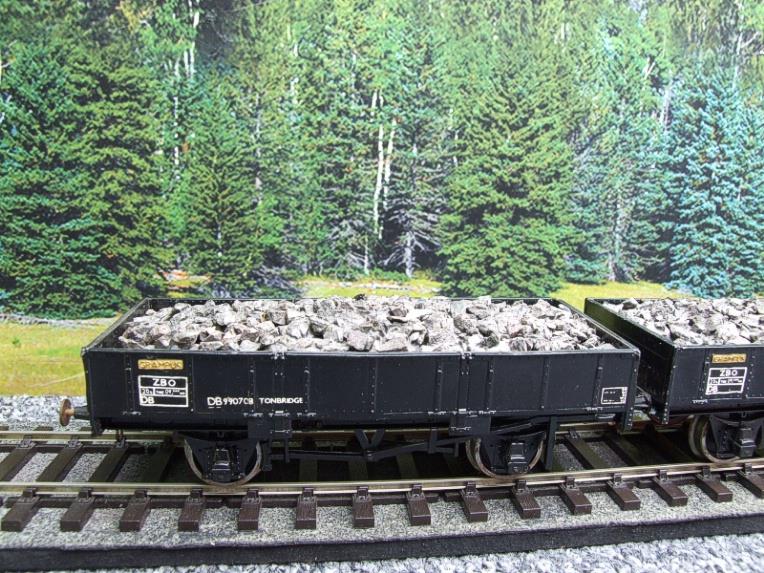 Parkside O Gauge Open LWB Grampus Mineral Ballast Coal Wagons x2 Set 2/ 3 Rail image 17
