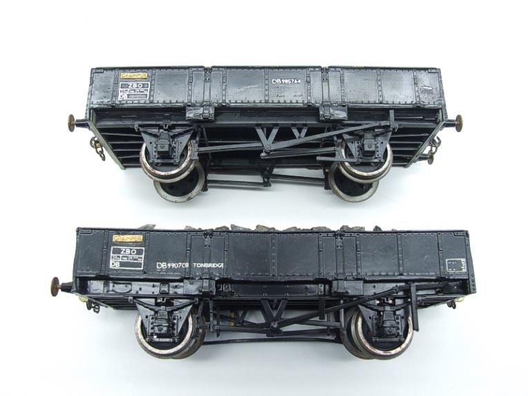 Parkside O Gauge Open LWB Grampus Mineral Ballast Coal Wagons x2 Set 2/ 3 Rail image 19