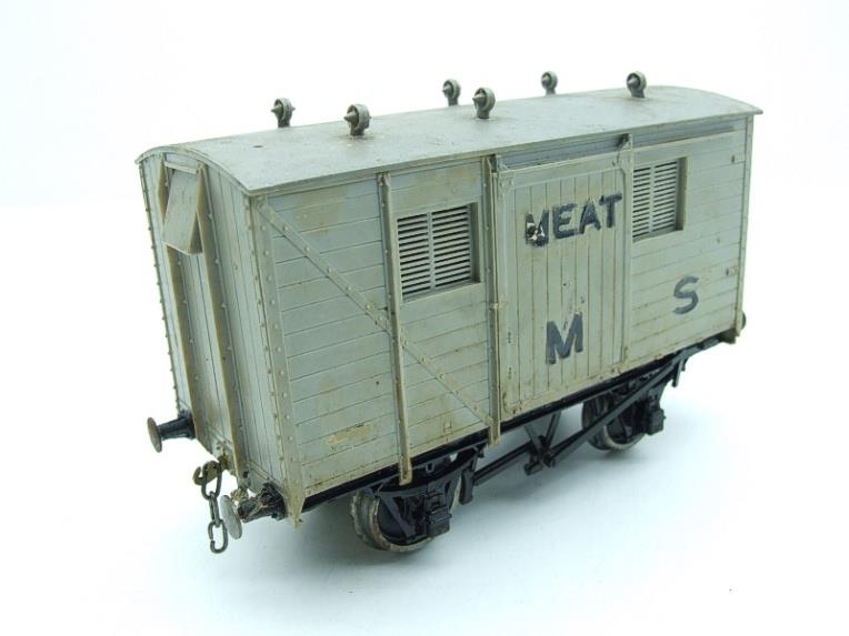Kit Built O Gauge LMS Open Coal Wagon & LMS Meat Van x2 Set 2/ 3 Rail image 11