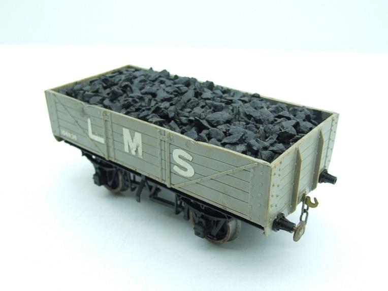 Kit Built O Gauge LMS Open Coal Wagon & LMS Meat Van x2 Set 2/ 3 Rail image 12
