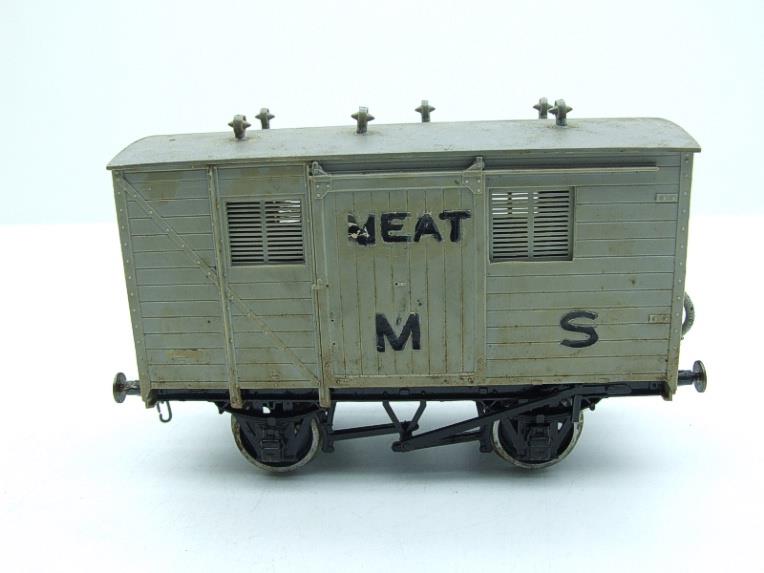 Kit Built O Gauge LMS Open Coal Wagon & LMS Meat Van x2 Set 2/ 3 Rail image 18