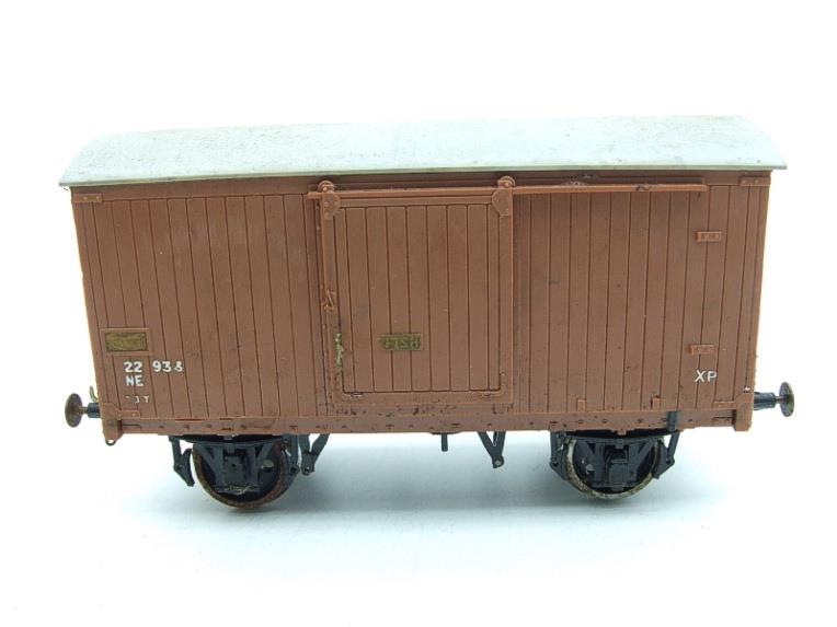 Leeds & Kit Built O Gauge NE Goods Luggage Van Wagons x2 Set 2/ 3 Rail image 14