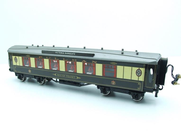 Darstaed O Gauge Parlour 1st "Isle of Thannet" Grey Roof Pullman Coach Lit interior 2/3 Rail Boxed image 11