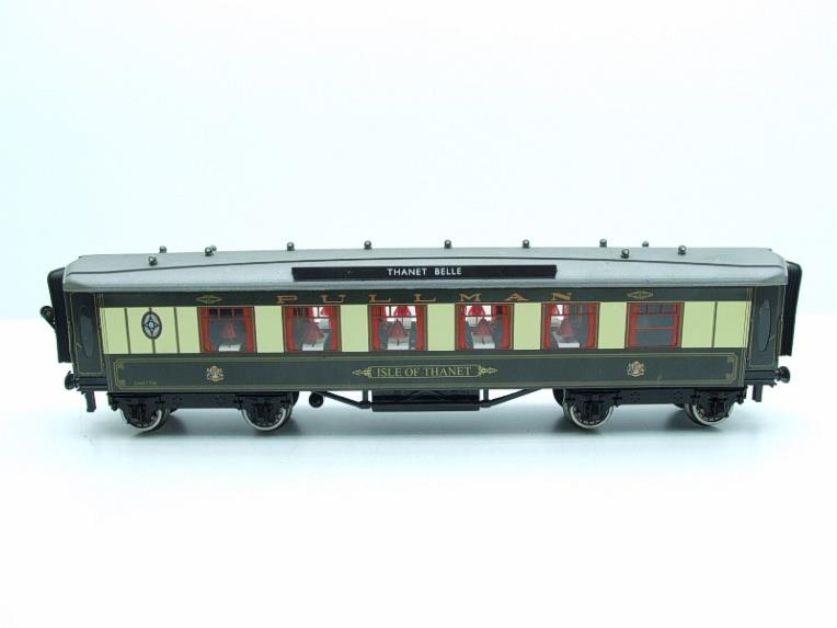 Darstaed O Gauge Parlour 1st "Isle of Thannet" Grey Roof Pullman Coach Lit interior 2/3 Rail Boxed image 13