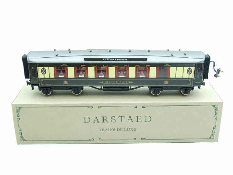 Darstaed O Gauge Parlour 1st "Isle of Thannet" Grey Roof Pullman Coach Lit interior 2/3 Rail Boxed image 16