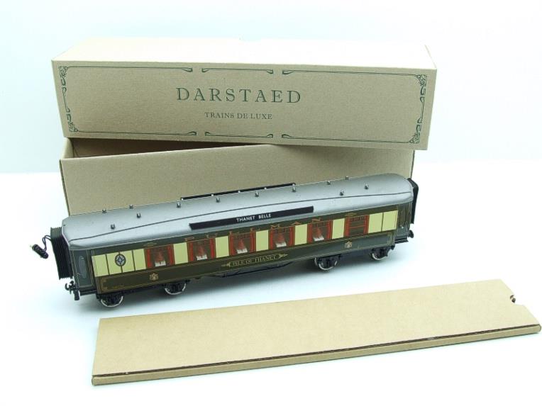 Darstaed O Gauge Parlour 1st "Isle of Thannet" Grey Roof Pullman Coach Lit interior 2/3 Rail Boxed image 19