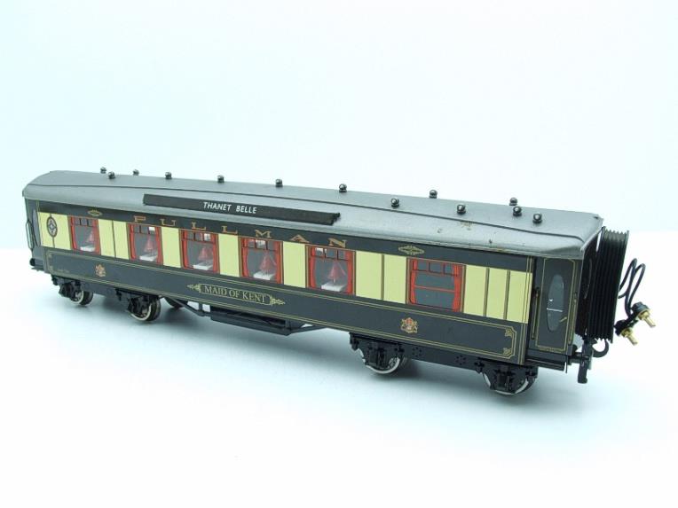 Darstaed O Gauge Kitchen 1st "Maid of Kent" Grey Roof Pullman Coach Lit interior 2/3 Rail Boxed image 12