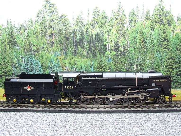 Ace Trains O Gauge E28B1 BR Class 9F Loco & Tender "Black Prince" R/N 92203 Electric 2/3 Rail Bxd image 18