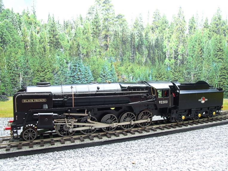 Ace Trains O Gauge E28B1 BR Class 9F Loco & Tender "Black Prince" R/N 92203 Electric 2/3 Rail Bxd image 19