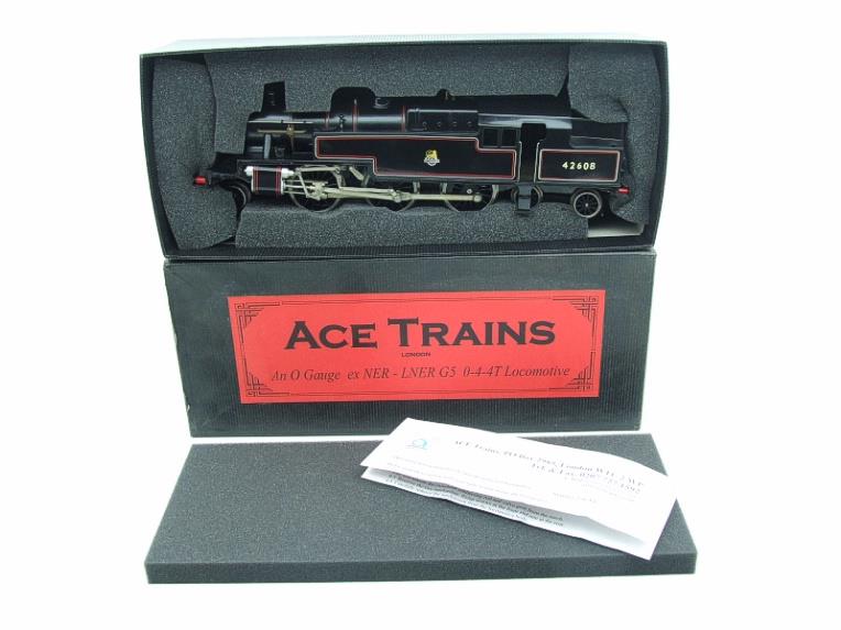 Ace Trains O Gauge E8 "BR" Pre 56 Lined Black 2 Cyl Stanier 2-6-4 Tank Loco R/N 42608 Elec 2/3 Rail image 20