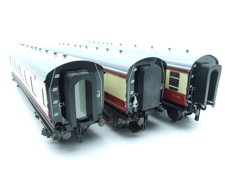 Ace Trains O Gauge C5 BR Mk1 Red & Cream Corridor x3 Coaches Set Boxed image 12