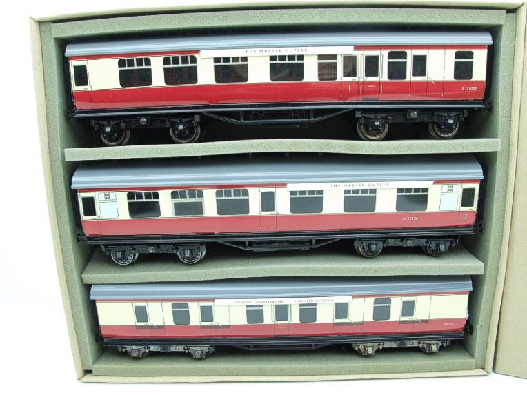 Ace Trains O Gauge C5 BR Mk1 Red & Cream Corridor x3 Coaches Set Boxed image 21