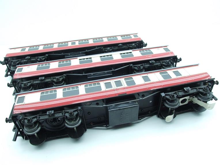 Ace Trains O Gauge C5 BR Mk1 Red & Cream Corridor x3 Coaches Set Boxed image 15