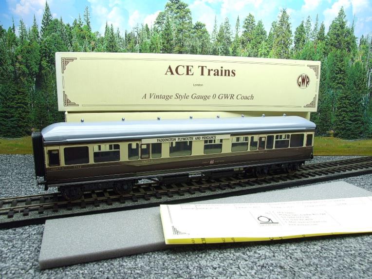 Ace Trains O Gauge C12 GWR Hawksworth 1st-3rd Corridor Composite Coach R/N 7798 Bxd 2/3 Rail image 2