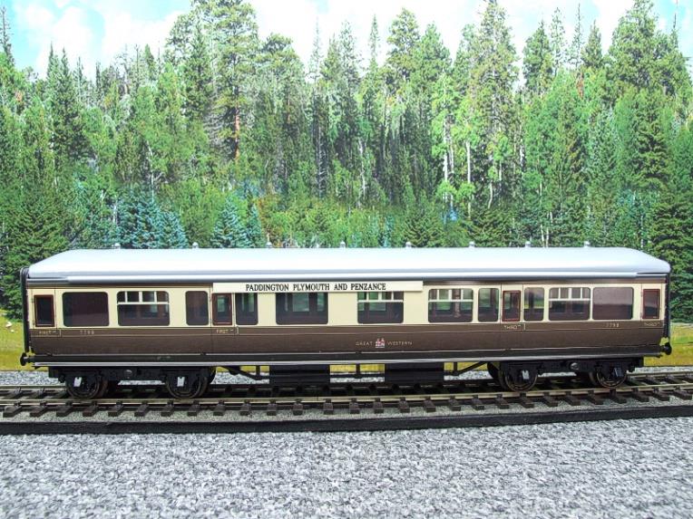 Ace Trains O Gauge C12 GWR Hawksworth 1st-3rd Corridor Composite Coach R/N 7798 Bxd 2/3 Rail image 4