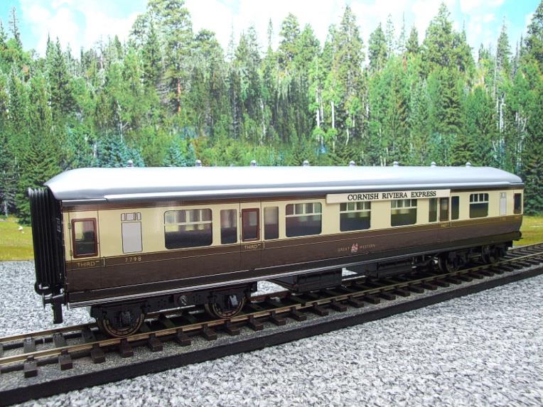 Ace Trains O Gauge C12 GWR Hawksworth 1st-3rd Corridor Composite Coach R/N 7798 Bxd 2/3 Rail image 5