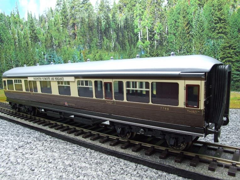 Ace Trains O Gauge C12 GWR Hawksworth 1st-3rd Corridor Composite Coach R/N 7798 Bxd 2/3 Rail image 6