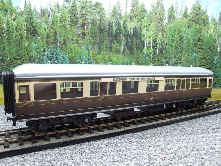 Ace Trains O Gauge C12 GWR Hawksworth 1st-3rd Corridor Composite Coach R/N 7798 Bxd 2/3 Rail image 10