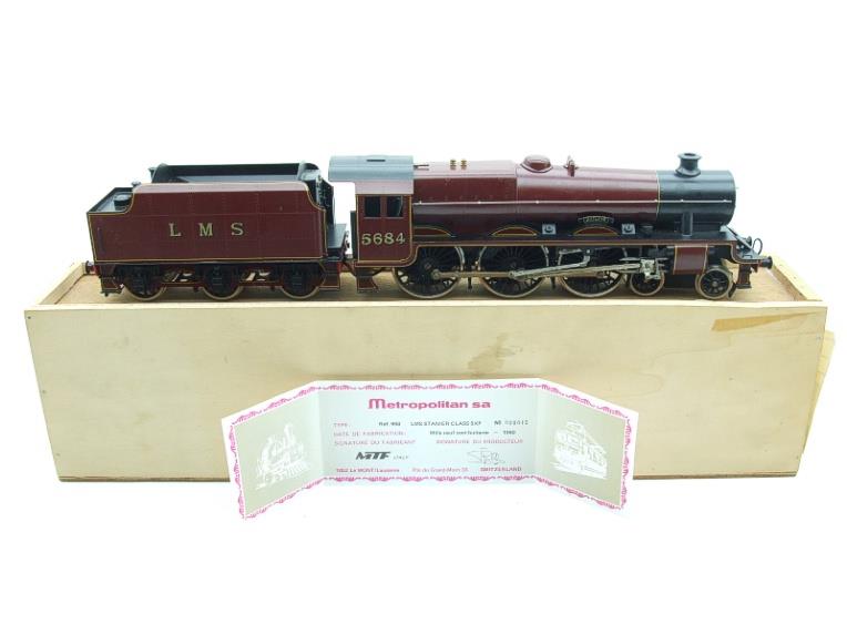 Metropolitan SA O Gauge Brass LMS Jubilee Class 5XP "Jutland" RN 5684 Electric 2 Rail Fine Scale Bxd image 3