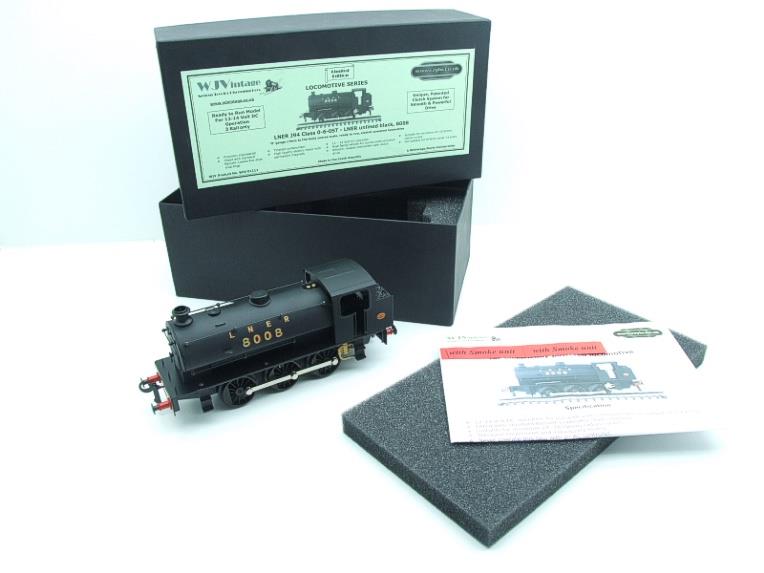 WJ Vintage O Gauge WJV01111 LNER J94 Class 0-6-0ST Unlined Black R/N 8008 Ltd Edition Bxd image 3