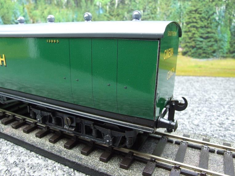 Ace Trains Wright Overlay Series O Gauge SR Southern Green "Cinema" Coach R/N 1308 Boxed image 11
