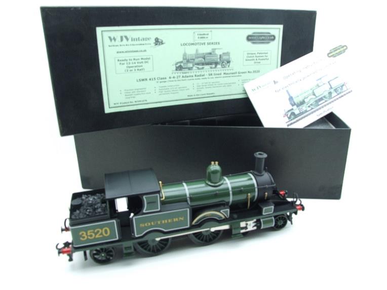 WJ Vintage O Gauge Class 415 Adams Radial 4-4-2 Tank Loco "SR" Green R/N 3520 Elec 2/3 Rail Bxd image 2