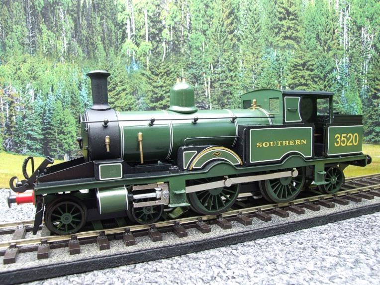 WJ Vintage O Gauge Class 415 Adams Radial 4-4-2 Tank Loco "SR" Green R/N 3520 Elec 2/3 Rail Bxd image 7