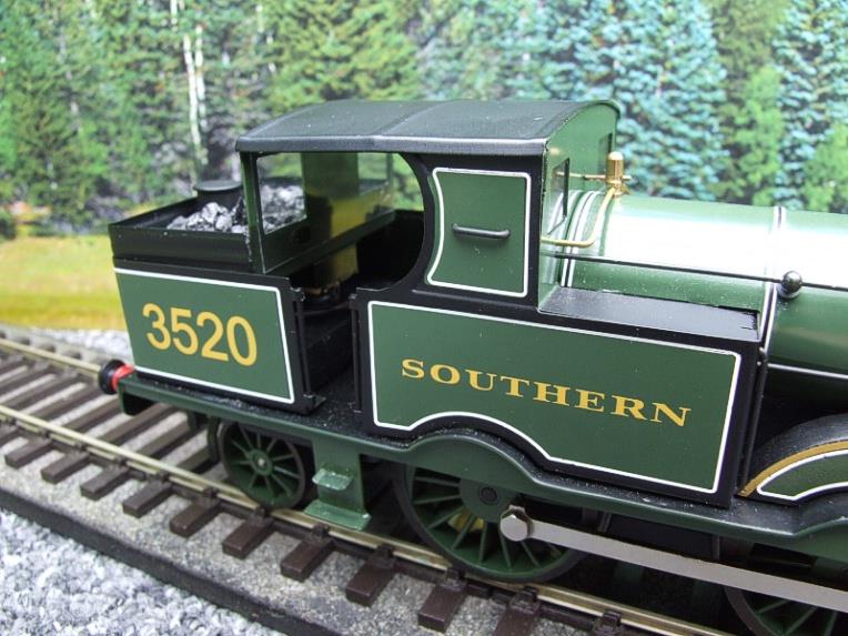 WJ Vintage O Gauge Class 415 Adams Radial 4-4-2 Tank Loco "SR" Green R/N 3520 Elec 2/3 Rail Bxd image 10