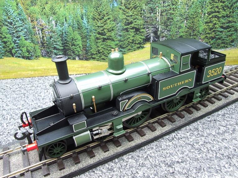 WJ Vintage O Gauge Class 415 Adams Radial 4-4-2 Tank Loco "SR" Green R/N 3520 Elec 2/3 Rail Bxd image 11