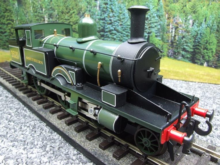 WJ Vintage O Gauge Class 415 Adams Radial 4-4-2 Tank Loco "SR" Green R/N 3520 Elec 2/3 Rail Bxd image 14