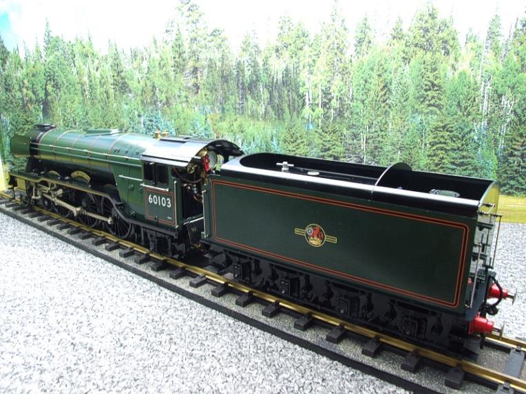 Gauge 1 Aster BR Green A3 Class Pacific 4-6-2 Loco & Tender "Flying Scotsman" R/N 60103 Live Steam image 14