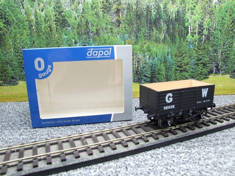 Dapol O gauge 7F-073-007 "GWR" 7 Plank 3 Door Open Wagon R/N 02652 Boxed image 20