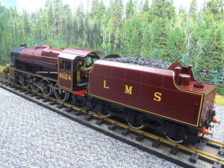 Gauge 1 Accucraft Bowande LMS Class 8F 2-8-0 Loco & Tender R/N 8624 Live Steam Boxed image 16