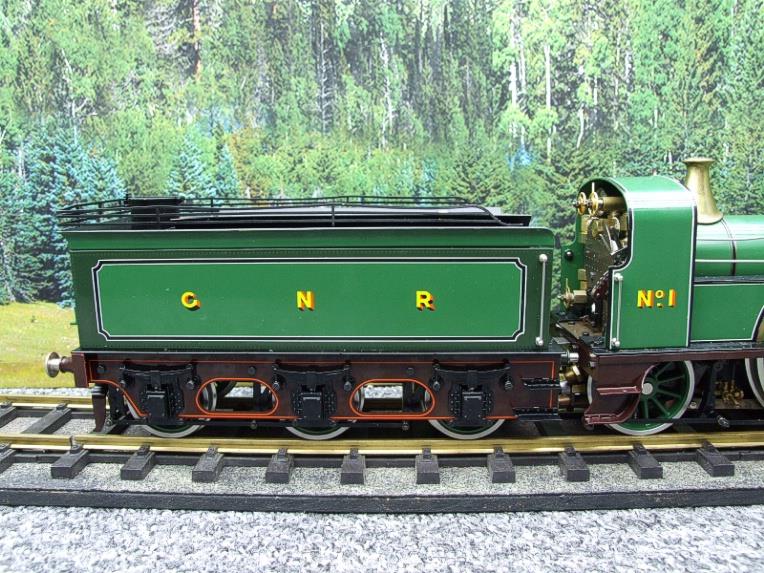 Gauge 1 Aster GNR Great Northern Railway 4-4-2 "Stirling Single" Loco & Tender No.1 Live Steam image 11