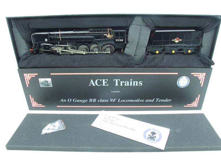 Ace Trains O Gauge E28G2 Class 9F BR Gloss Black Loco & Tender R/N 92134 Electric 2/3 Bxd Rare 1 of 3 Made image 21