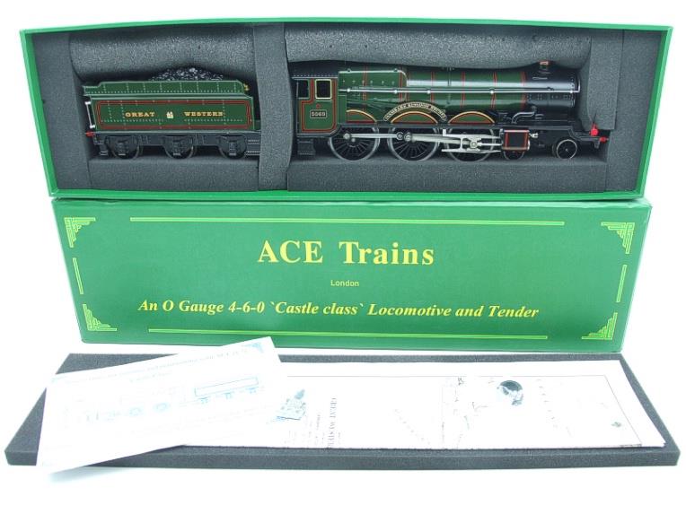 Ace Trains O Gauge E7/2 "Great Western" Green Castle Class "Isambard Kingdom Brunel" R/N 5069 Electric 2/3 Rail Boxed image 20