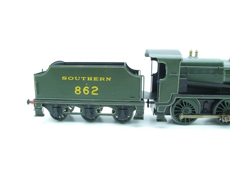 Bassett Lowke O Gauge SR Southern Lined Olive Green Maunsell N Class Mogul Loco & Tender A862 Electric 2/3 Rail Boxed Repaint image 14