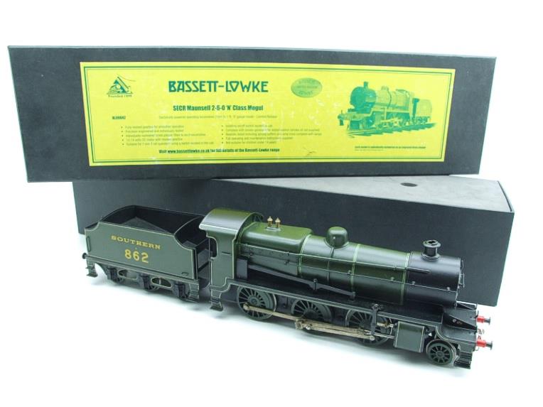 Bassett Lowke O Gauge SR Southern Lined Olive Green Maunsell N Class Mogul Loco & Tender A862 Electric 2/3 Rail Boxed Repaint image 22