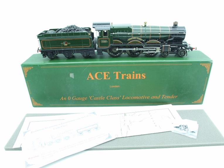 Ace Trains O Gauge E7 BR Castle Class "Highclere Castle" R/N 4096 Electric 3 Rail Boxed Special Named Edition image 2