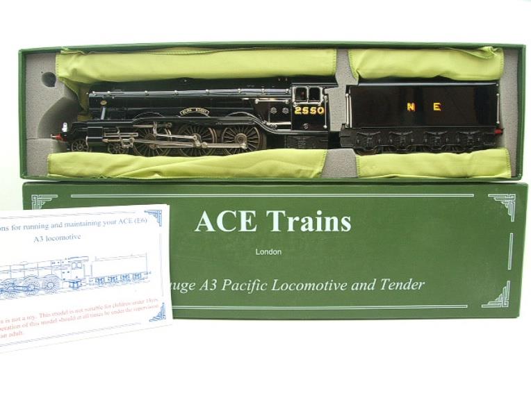 Ace Trains O Gauge E6 A3 Pacific NE Rare War Time Black "Blink Bonny" R/N 2550 Boxed 3 Rail image 19