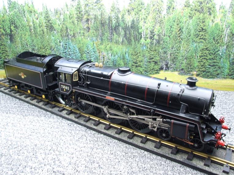 Gauge 1 Aster BR Black Standard Class 5MT 4-6-0 Loco & Tender "Camelot" R/N 73082 Live Steam image 11