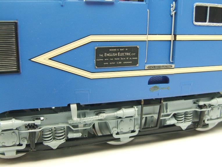 L H Loveless & Co Finescale O Gauge English Electric Prototype DP1 "Deltic" Diesel Loco Electric 2 Rail Bxd Fitted With x2 Smoke units image 12
